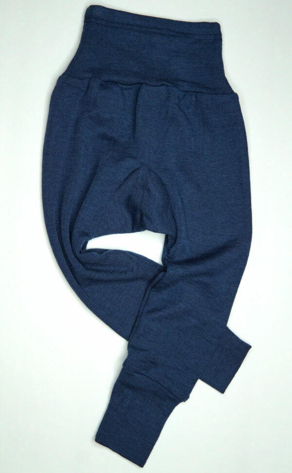 Cosilana Hose aus Wolle und Seide blau